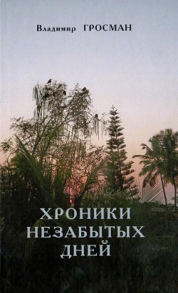 Хроники незабытых дней — Гросман Владимир Михайлович