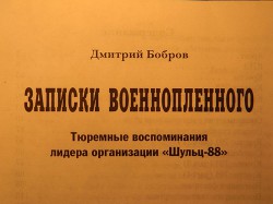 Записки военнопленного (СИ) — Бобров Дмитрий