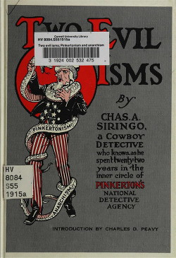 Два злобных изма: пинкертонизм и анархизм — Сиринго Чарльз Анджело