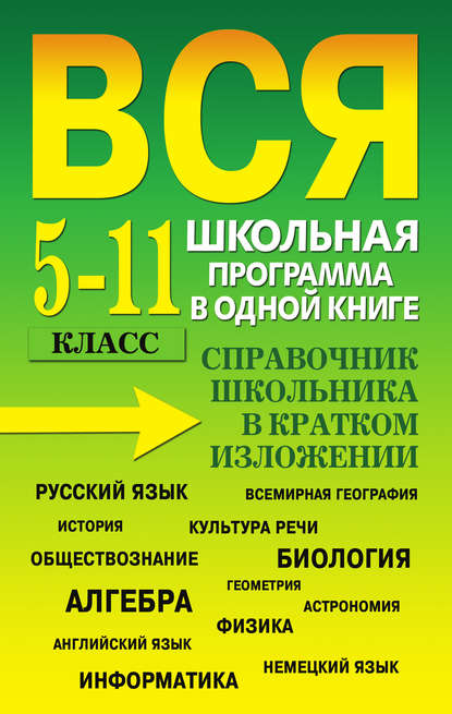 Вся школьная программа в одной книге. Справочник школьника в кратком изложении. 5-11 класс - Группа авторов