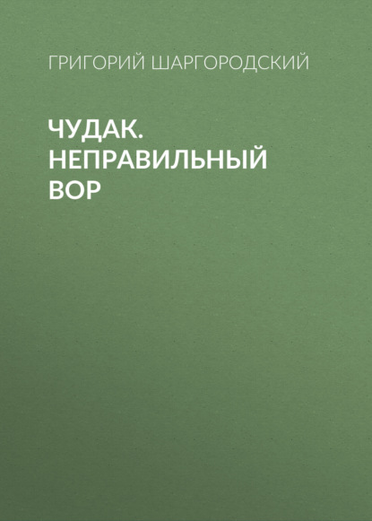 Чудак. Неправильный вор - Григорий Шаргородский