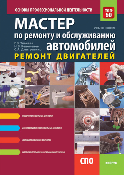 Мастер по ремонту и обслуживанию автомобилей: Ремонт двигателей. Основы профессиональной деятельности. (СПО). Учебно-практическое пособие. - Галина Викторовна Ткачева