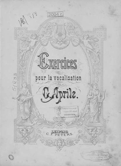 Exercices pour la vocalisation par G. Aprile — Джузеппе Априле