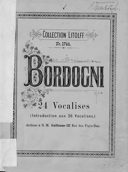 24 vocalises — Марко Бордоньи