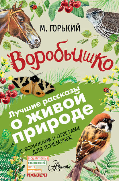 Воробьишко. Рассказы с вопросами и ответами для почемучек - Максим Горький