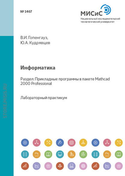 Информатика. Прикладные программы в среде Mathcad 2000 Professional — Юрий Кудрявцев