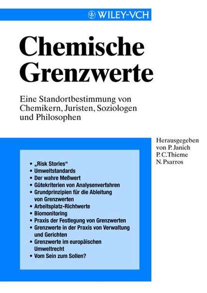 Chemische Grenzwerte - Группа авторов