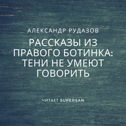 Тени не умеют говорить - Александр Рудазов