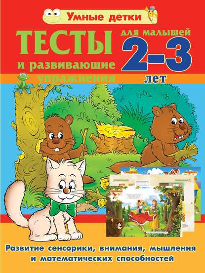 Тесты и развивающие упражнения для малышей 2-3 лет. Развитие сенсорики, внимания, мышления и математических способностей - Александра Струк